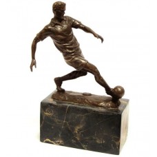 Bronzová socha-futbalista